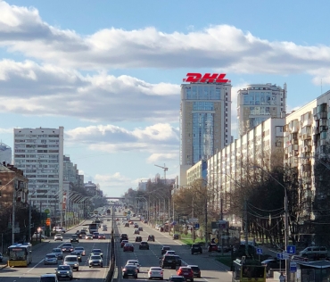 пр-т. Берестейский (Победы), 26 (вид конструкции на центр города)